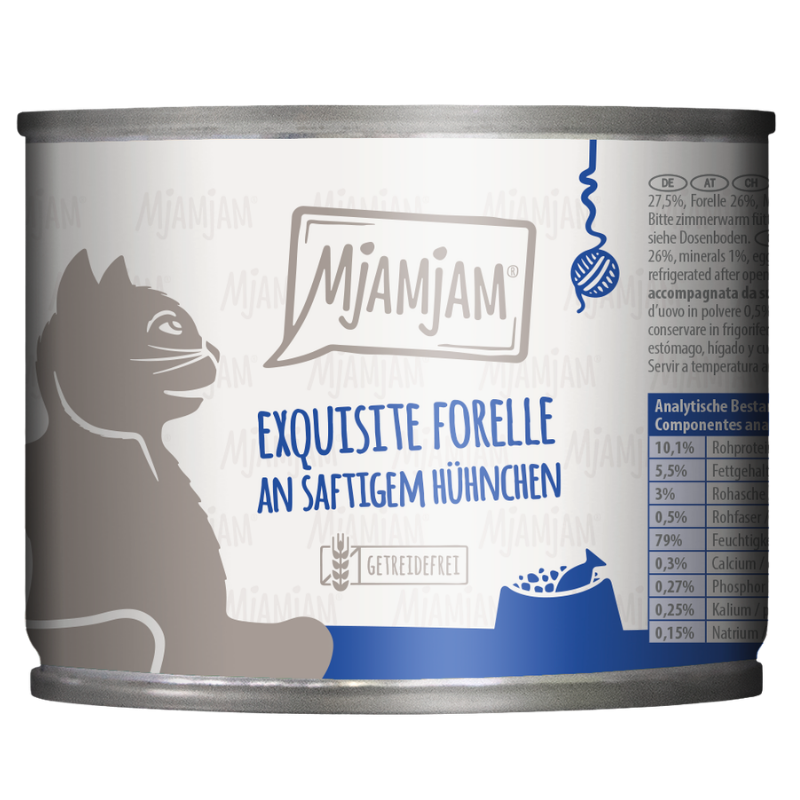 MjAMjAM Forelle an saftigem Hühnchen 200 g
