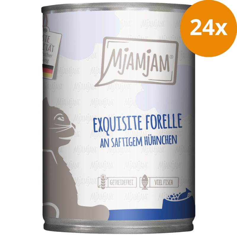 MjAMjAM Forelle an saftigem Hühnchen 400 g