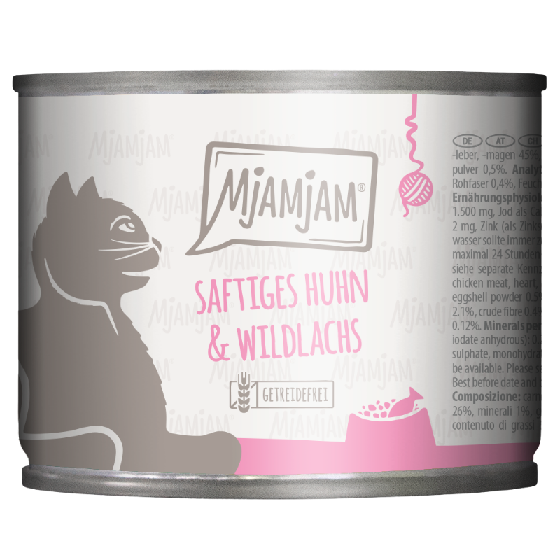 MjAMjAM Huhn + Wildlachs 200 g