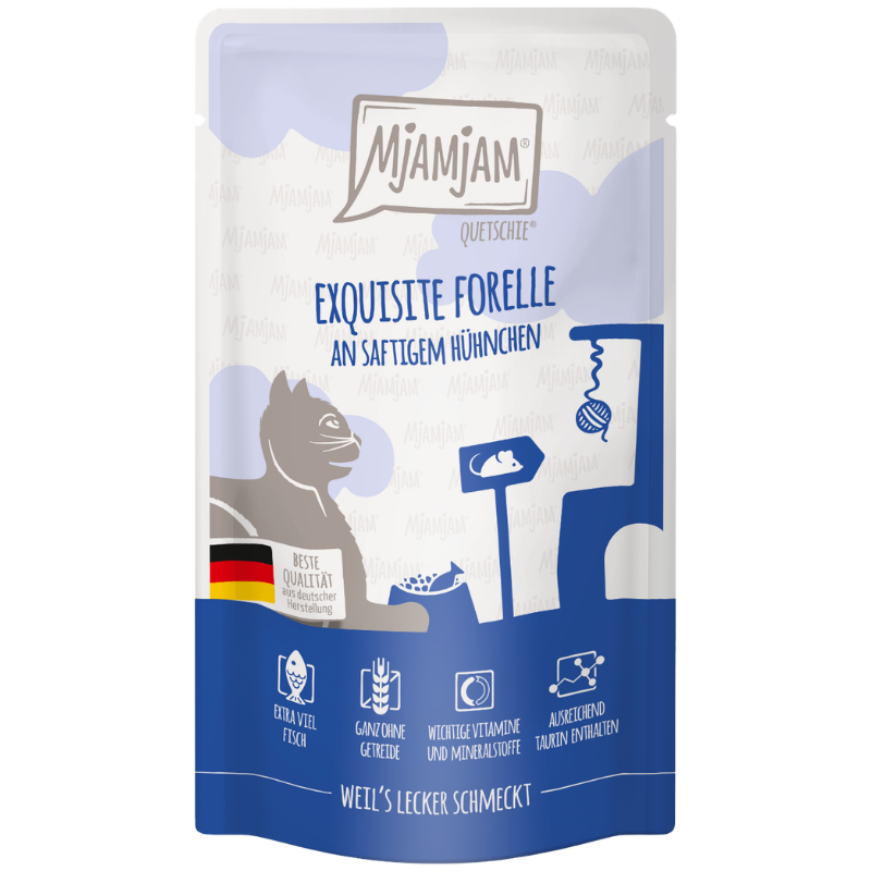 MjAMjAM Quetschie Forelle an Hühnchen 125 g