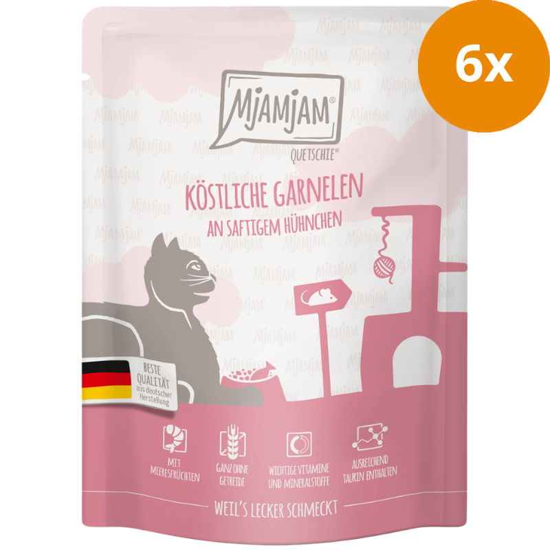 MjAMjAM Quetschie Garnelen an Hühnchen 300 g