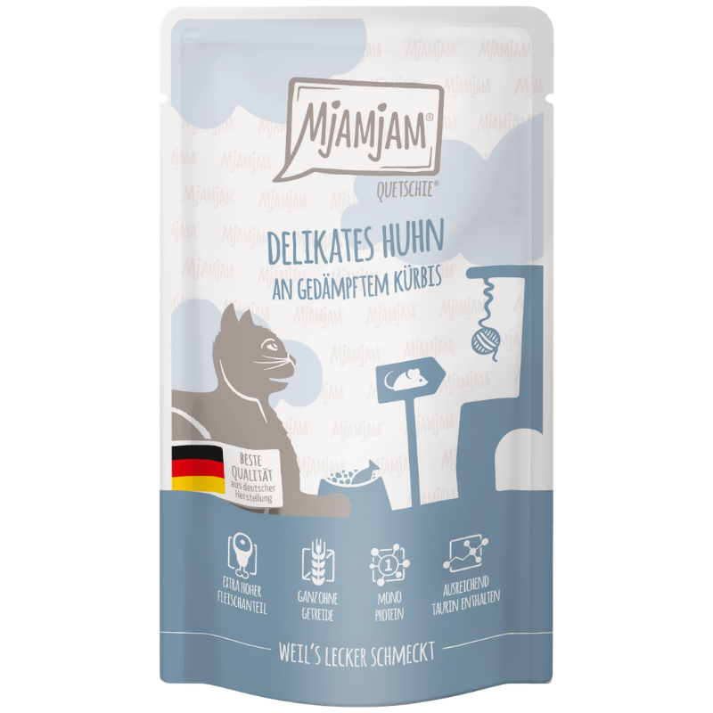 MjAMjAM Quetschie Huhn + Kürbis 125 g