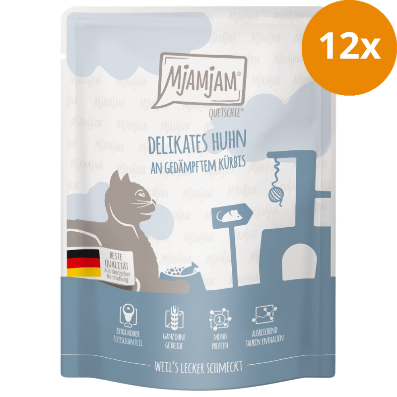 MjAMjAM Quetschie Huhn + Kürbis 300 g