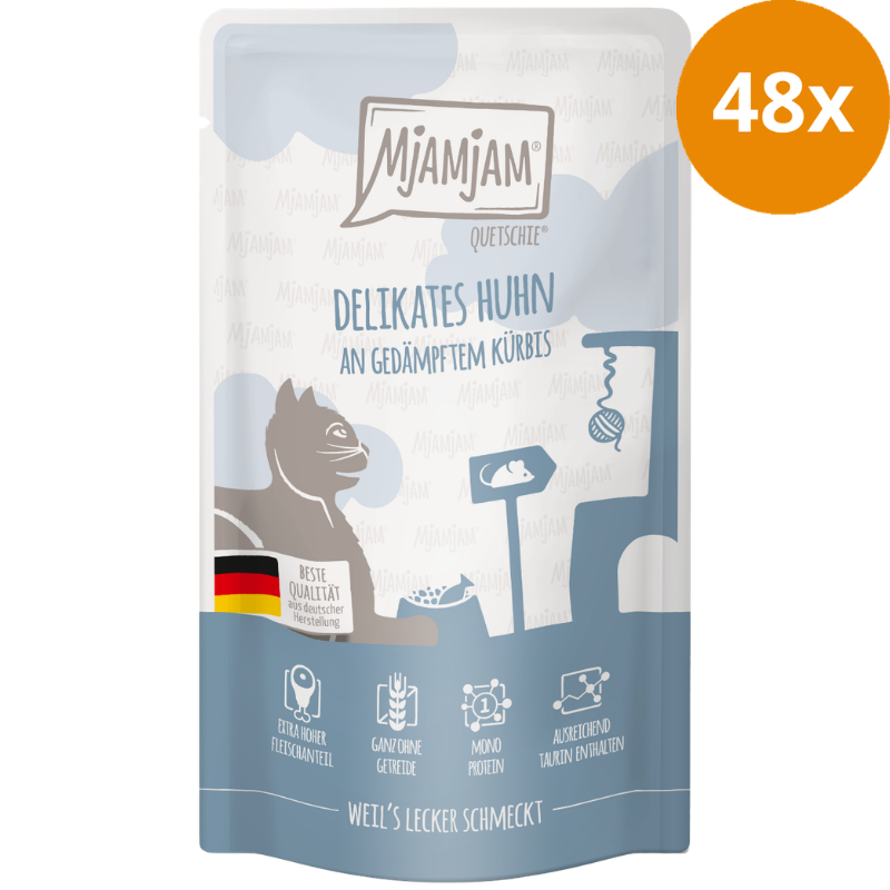 MjAMjAM Quetschie Huhn + Kürbis 125 g