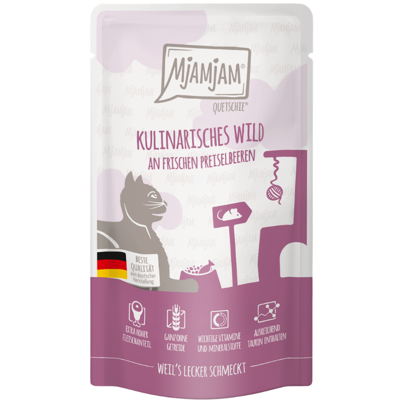 MjAMjAM Quetschie Wild an Preiselbeeren 125 g