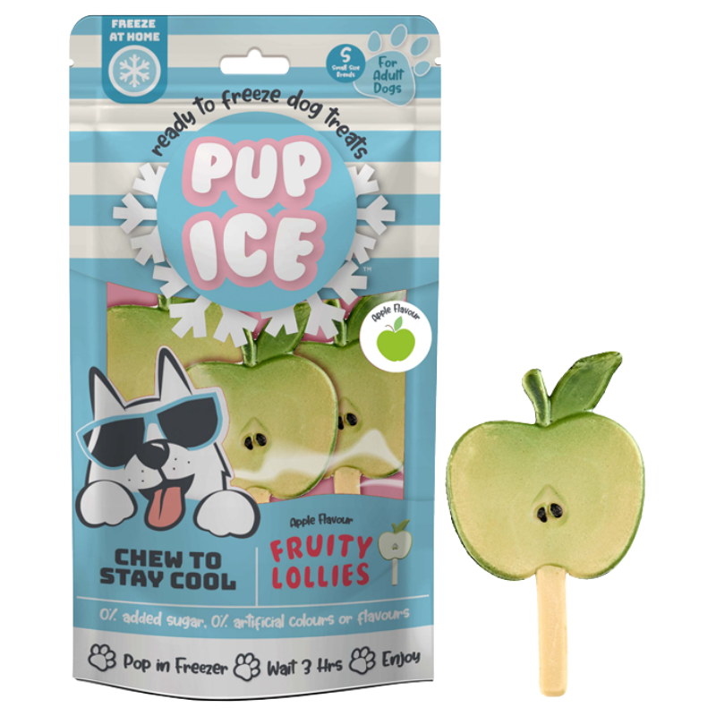 Pup Ice Dog Snack Fruity Lollies Apple S