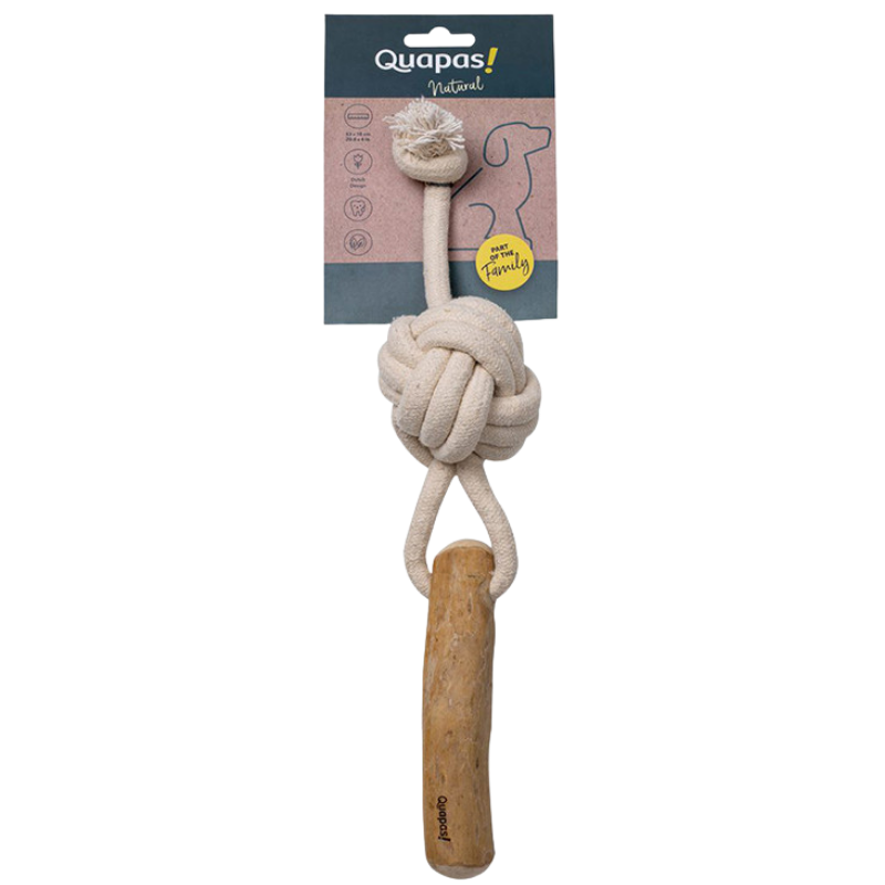Quapas Dog Toy Coffeewood
