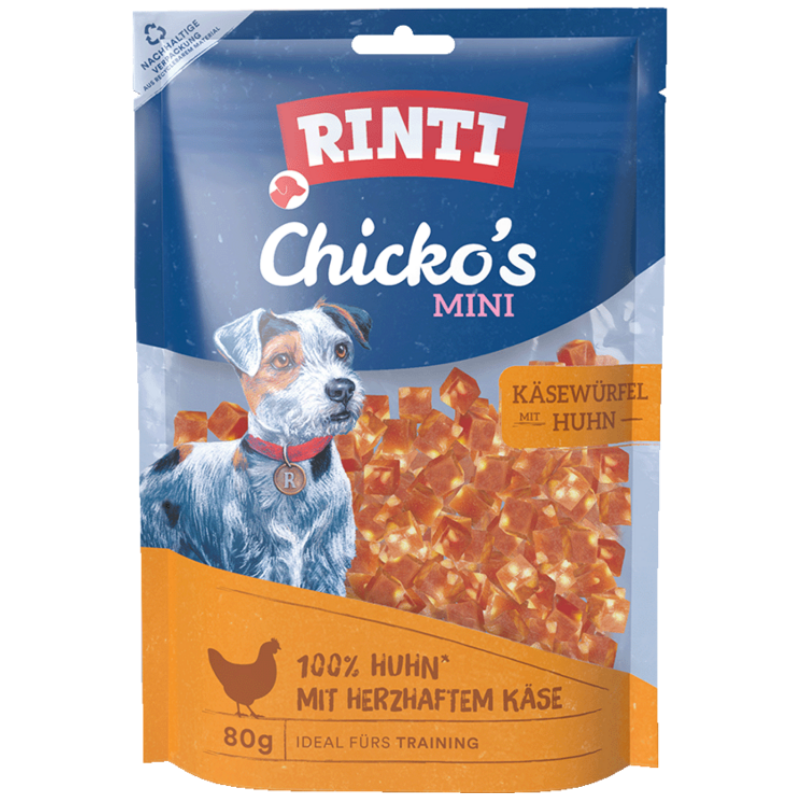 Rinti Chicko Mini Käsewürfel Huhn 225 g