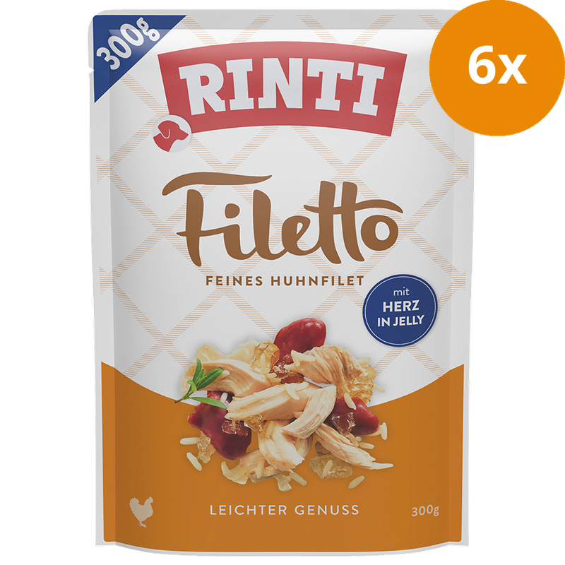 Rinti P.B. Filetto Huhn & Herz in Jelly 300 g