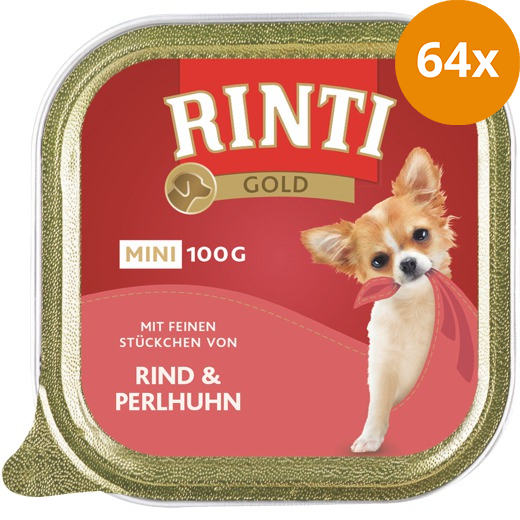 Rinti Gold Mini Rind & Perlhuhn 100 g