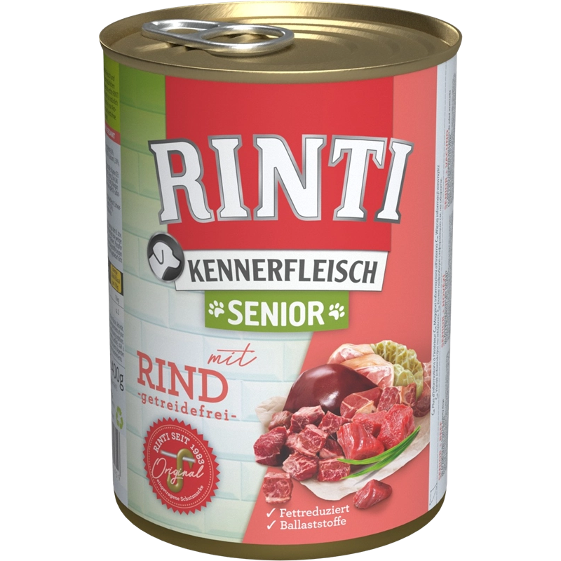Rinti Kennerfleisch Senior Rind 400 g