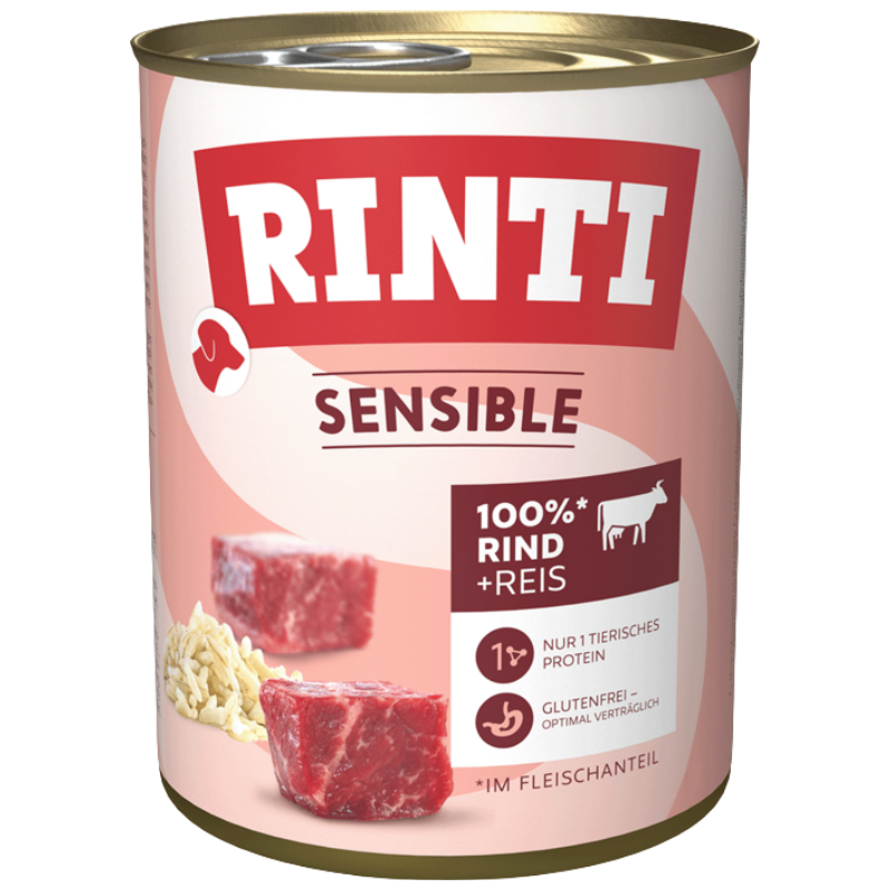 Rinti Sensible Rind & Reis 800 g