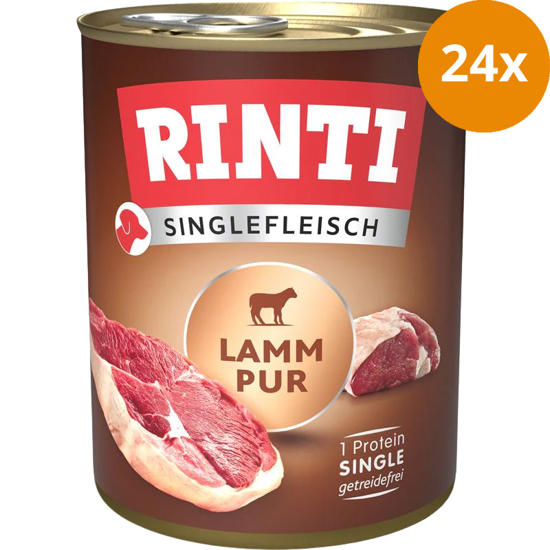 Rinti Singlefleisch Lamm Pur 800 g