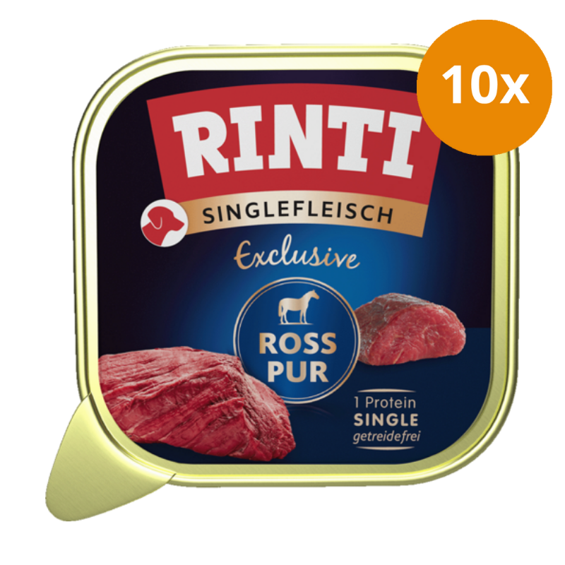 Rinti Singlefleisch Schale Exclusive Ross pur 150 g