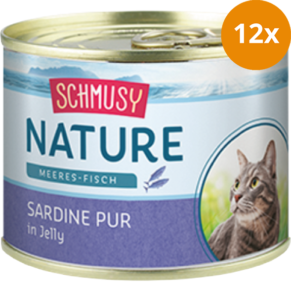 Schmusy Nature Meeres-Fisch Sardine pur 185 g