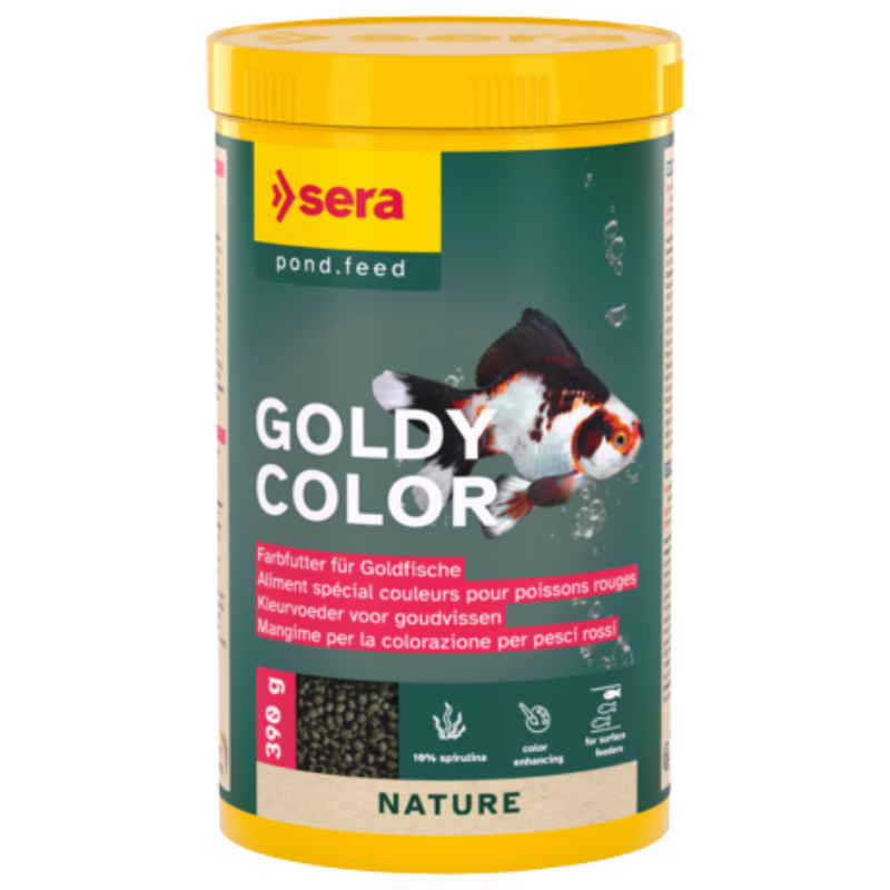 sera Goldy Color Spirulina Nature 390 g / 1000 ml