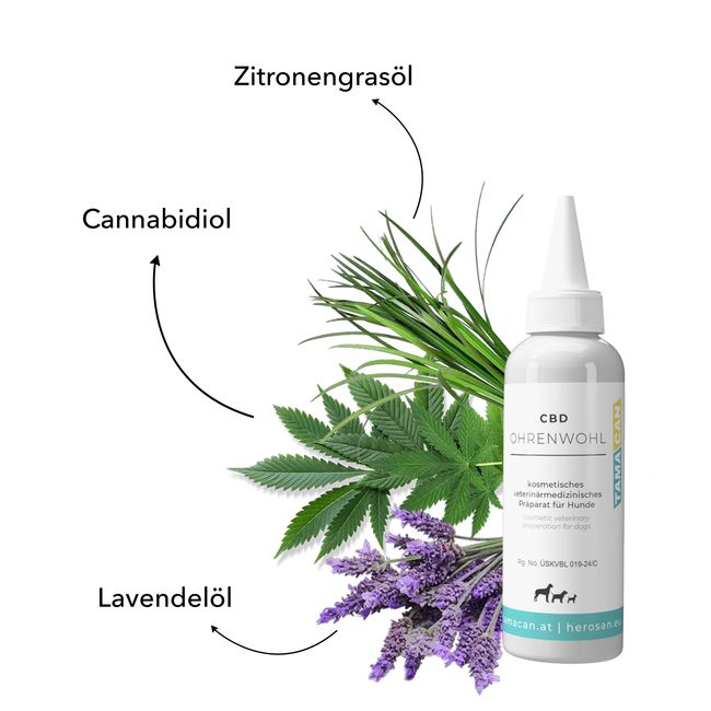 TAMACAN Ohrenwohl CBD Ohrenpflege