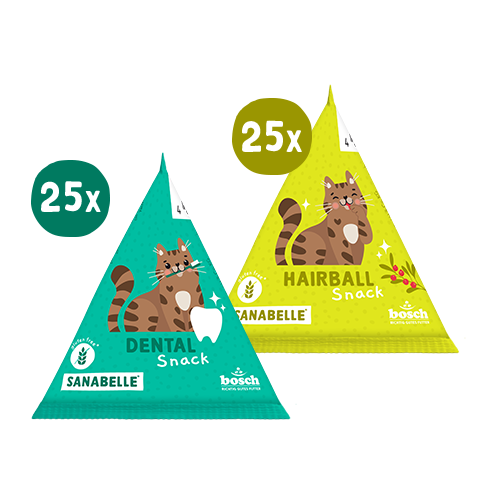 Sanabelle Snack Tetraeder Mix-Display Dental/Hairball #H8573