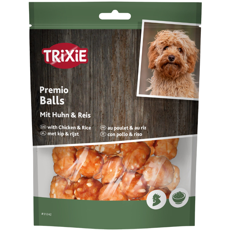 TRIXIE Balls mit Huhn & Reis 200 g
