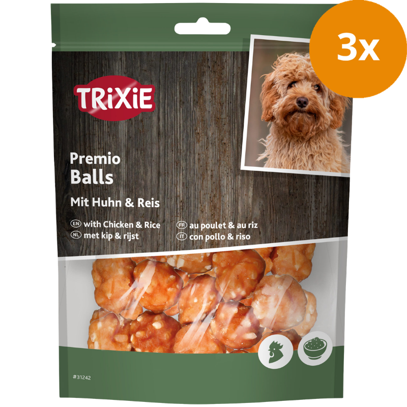 TRIXIE Balls mit Huhn & Reis 200 g