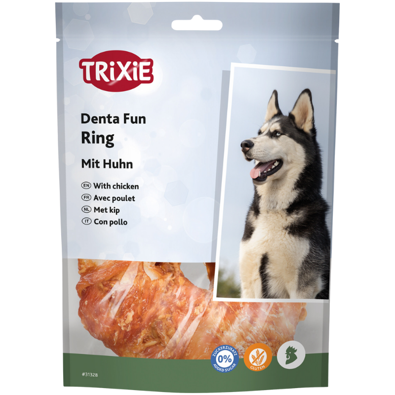 TRIXIE Denta Fun Kauring mit Huhn 110 g