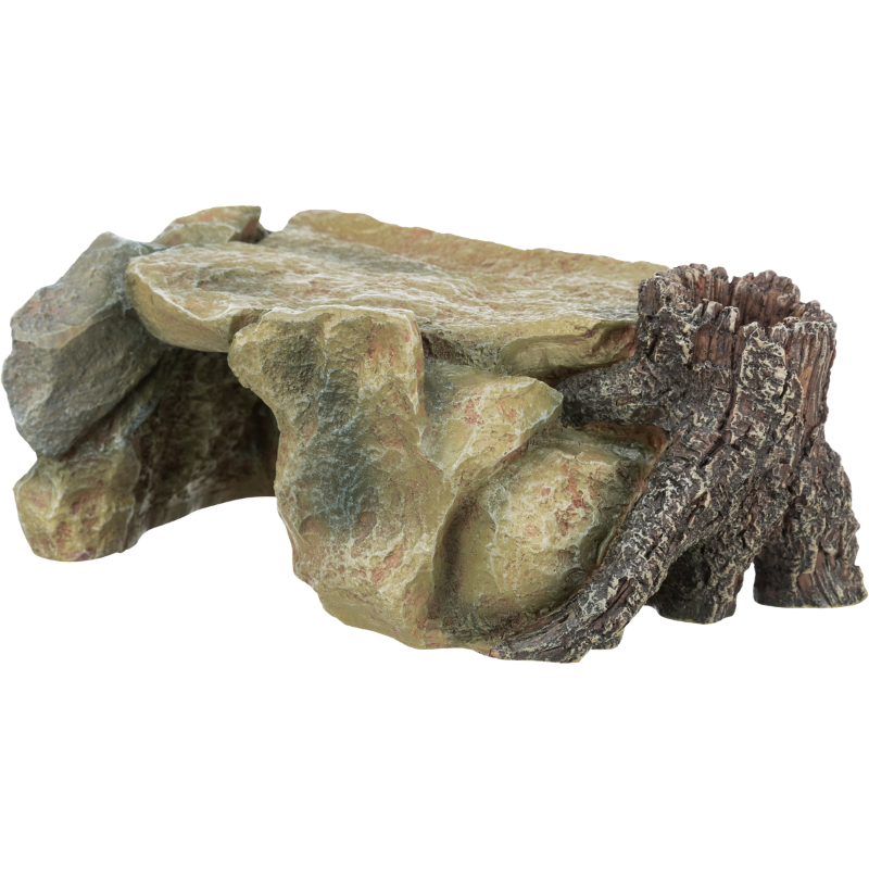 TRIXIE Felsplateau mit Baumstamm