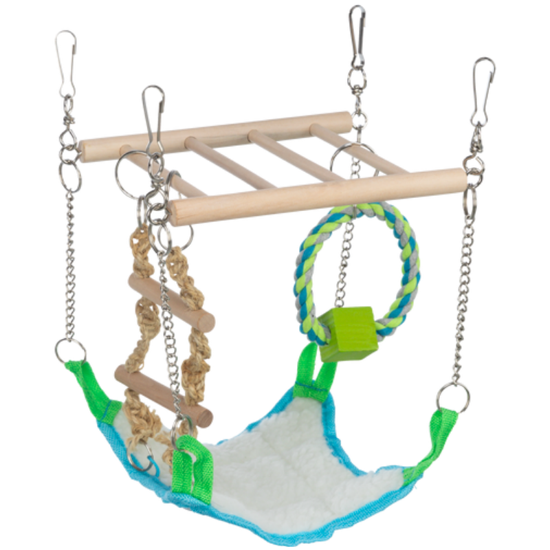 TRIXIE Hängebrücke mit Hängematte