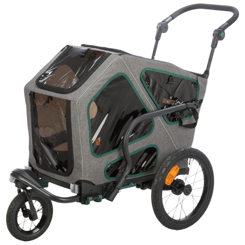 TRIXIE Jogger-Umbausatz für Fahrrad-Anhänger