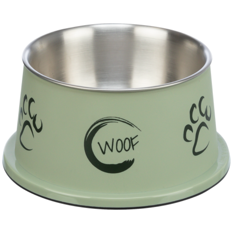 TRIXIE Langohrnapf, Edelstahl/Kunststoff