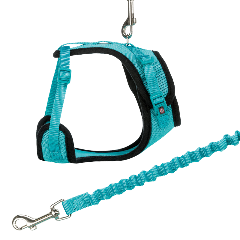 TRIXIE Mesh Y-Geschirr mit Leine