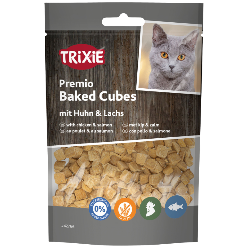 Trixie Premio Baked Cubes mit Huhn & Lachs 50 g