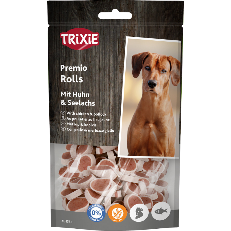 TRIXIE PREMIO Fish Chicken Rolls 75 g