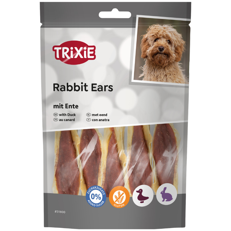 TRIXIE Rabbit Ears mit Ente 80 g