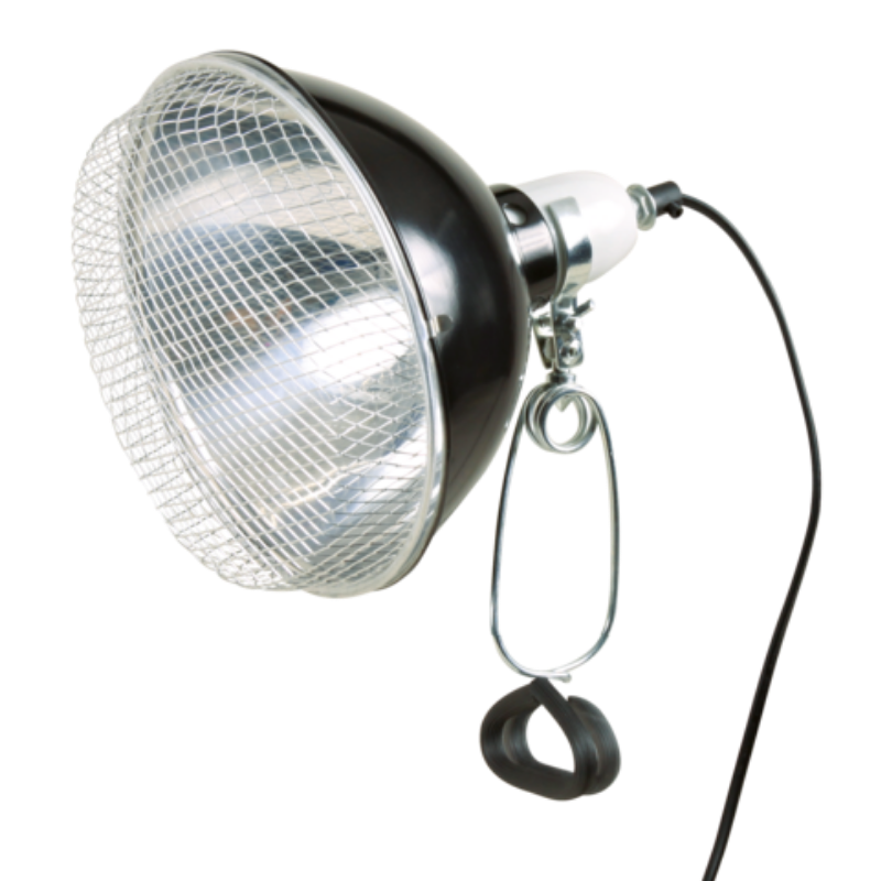 TRIXIE Reflektor-Klemmleuchte mit Schutzgitter