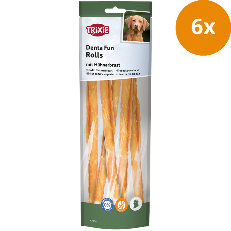 TRIXIE Rolls mit Hühnerbrust 4 x 30 g