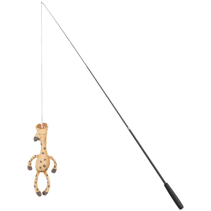 TRIXIE Teleskop-Spielangel Giraffe, Fiberglas