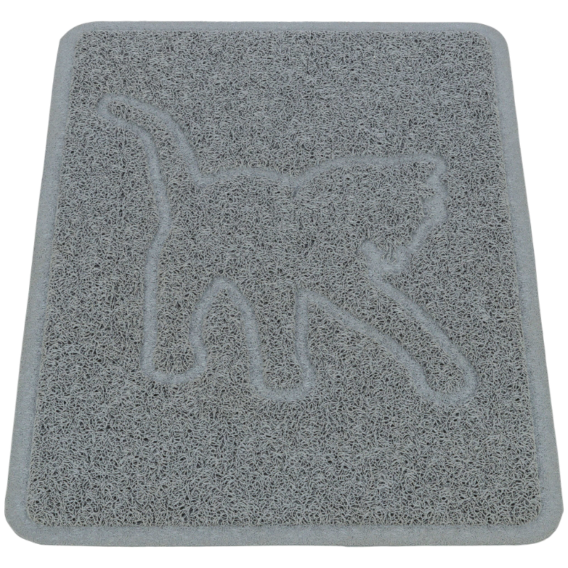 TRIXIE Vorleger für Katzentoiletten, Katzensilouette, PVC