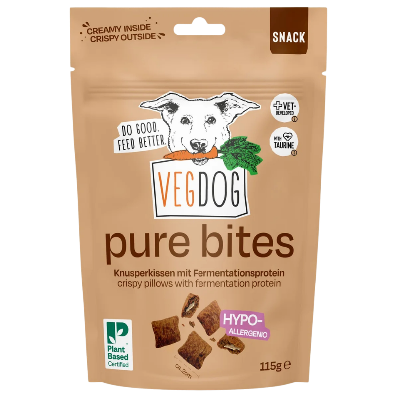VEGDOG Snack Pure Bites 115 g