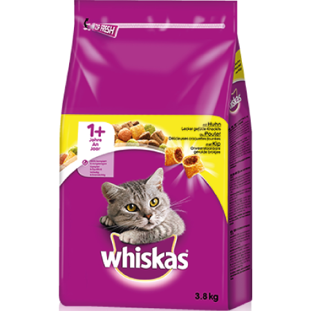 Whiskas Trocken Adult 1+ mit Huhn