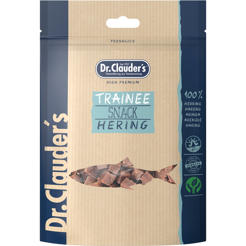 Dr.Clauder's Dog Snack Trainee Hering 80 g