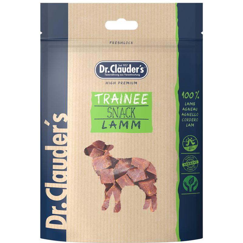 Dr.Clauder's Dog Snack Trainee Lammfleisch 80 g