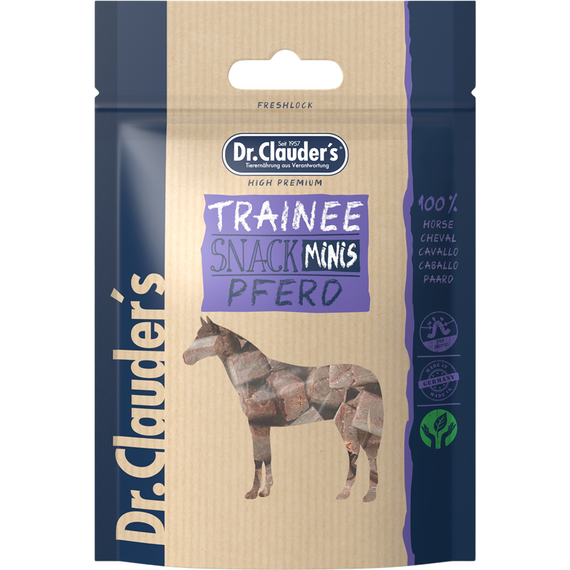 Dr.Clauder's Dog Snack Trainee Mini Pferd 50 g