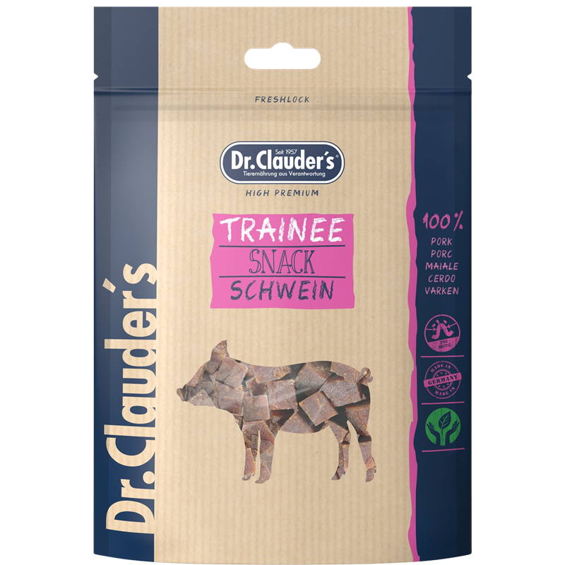Dr.Clauder's Dog Snack Trainee Schweinefleisch 80 g