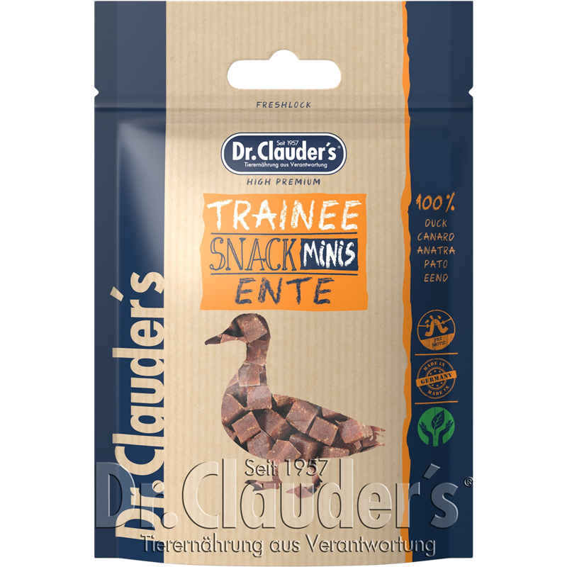 Dr.Clauder's Dog Trainee Snack Minis Ente 50 g