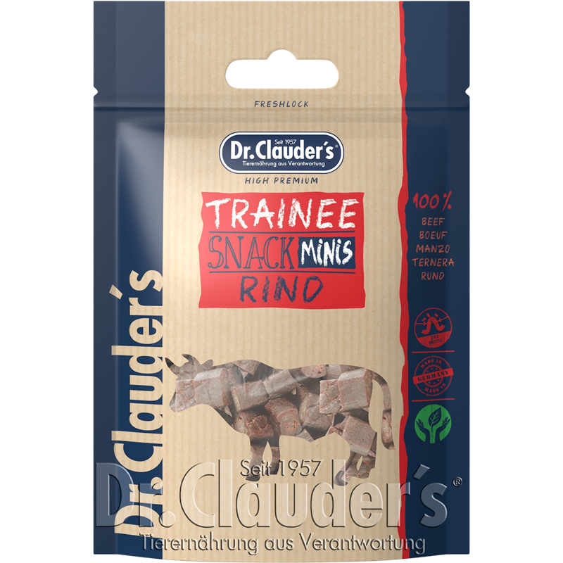 Dr.Clauder's Dog Trainee Snack Minis Rind 50 g