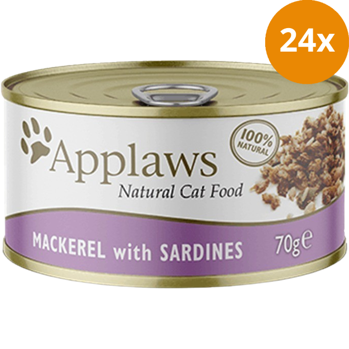 Applaws Natural Cat Tins Makrele & Sardinen 70 g