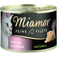 Miamor Feine Filets Naturelle Huhn & Schinken 156 g