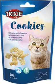 Cookies mit Lachs und Catnip - 50 g 