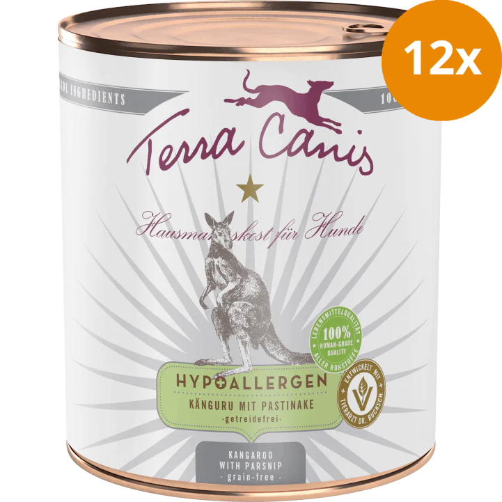 Terra Canis Hypoallergen Känguru mit Pastinake 800 g