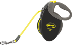 Flexi Giant - Leine - schwarz/neon - L, 8 m / bis 50 kg